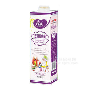 真心 藍莓乳酸菌 復(fù)合藍莓汁飲料 1L