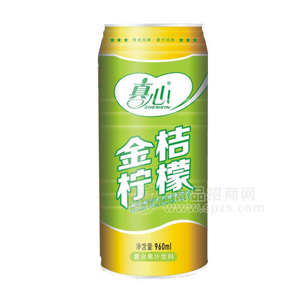 真心 金桔檸檬 復(fù)合果汁飲料 960,ml