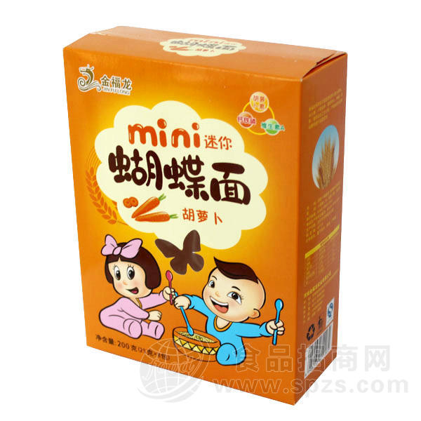 mini蝴蝶面（胡萝卜）200g