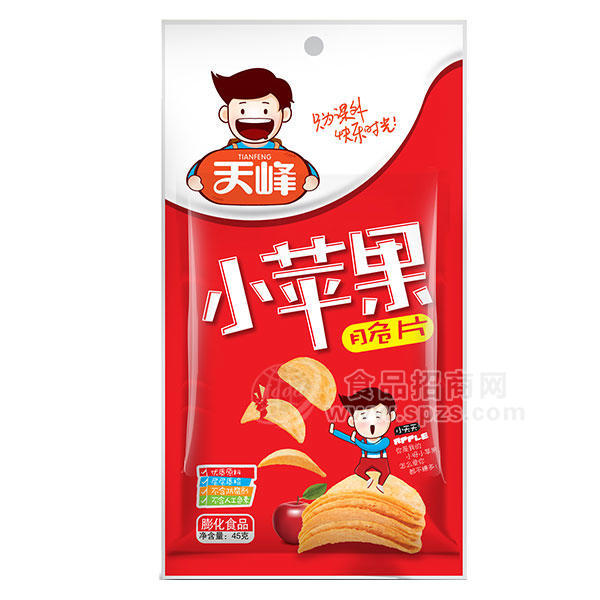 ·天峰 小苹果脆片 膨化食品 45g 