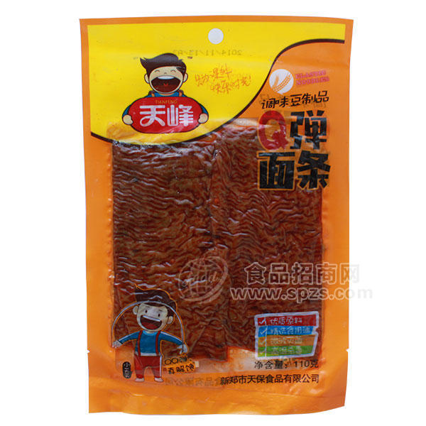 ·天峰 Q弹面条 调味豆制品 110g 