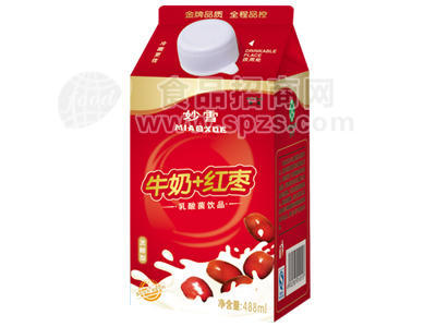 牛奶+紅棗乳酸菌飲料