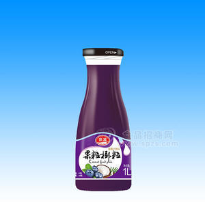 津派 果粒椰粒藍(lán)莓汁飲料1L