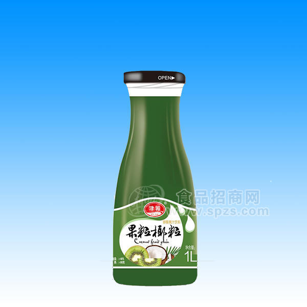·津派 果粒椰粒猕猴桃汁1L 