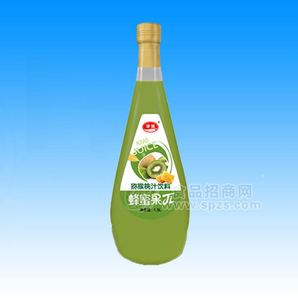 ·津派蜂蜜果π猕猴桃汁饮料1.5L 