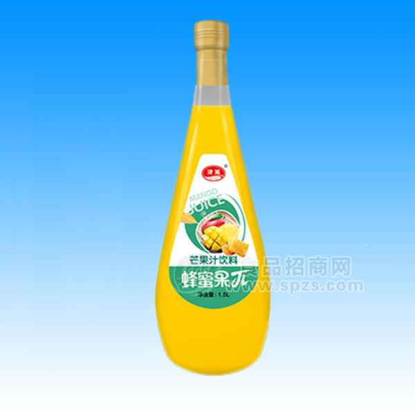 ·津派蜂蜜果π芒果汁饮料1.5L 