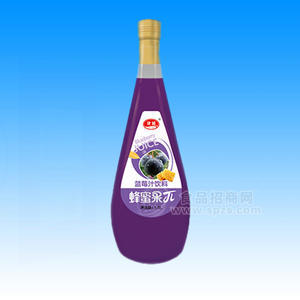 津派蜂蜜果π藍莓汁飲料1.5L
