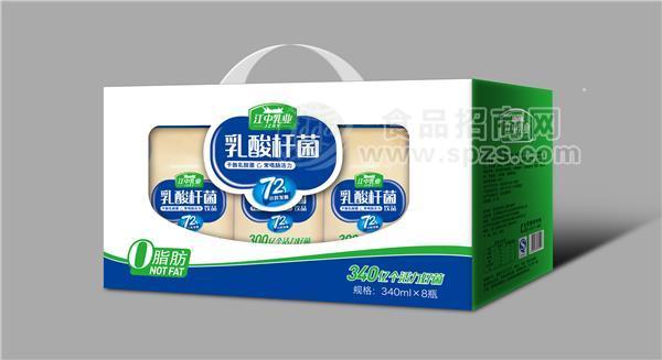 江中乳業(yè)乳酸桿菌乳酸菌飲料350ml  8瓶