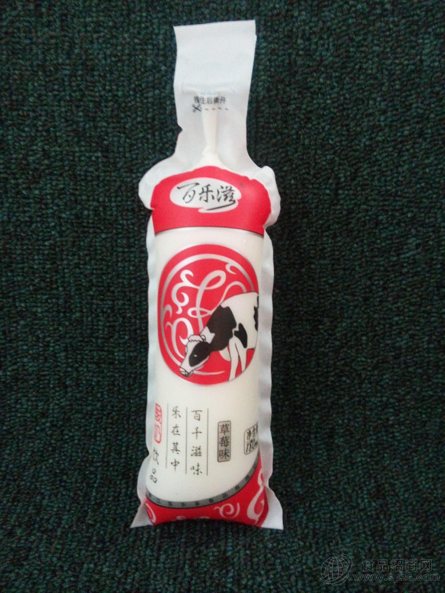 180ml草莓味 百乐滋发酵型乳味饮品