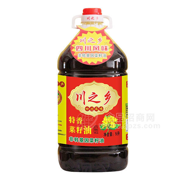 川之鄉(xiāng) 特香菜籽油5L 非轉基因菜籽油