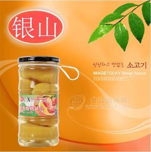 糖水蟠桃罐头