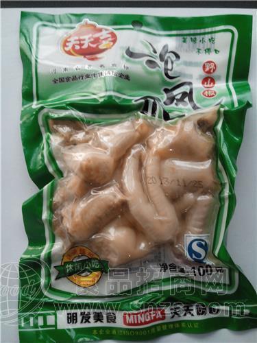 休闲食品100g泡爪2