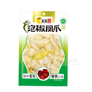 天天喜泡椒鳳爪休閑食品肉制品100g