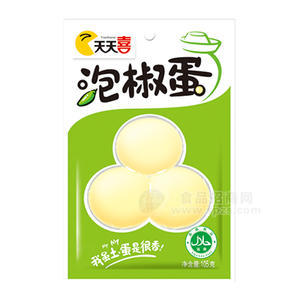 天天喜泡椒蛋休閑食品105g