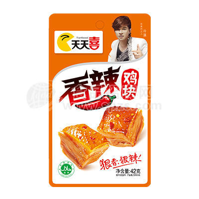 天天喜香辣雞塊 麻辣食品42g