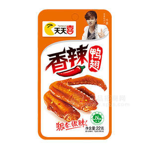 天天喜香辣鴨翅 麻辣食品16g