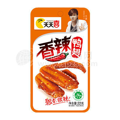 天天喜香辣鴨翅 麻辣食品16g