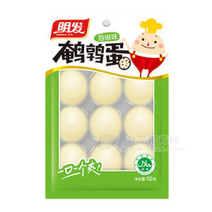 天天喜蛋制品 泡椒味鵪鶉蛋100g
