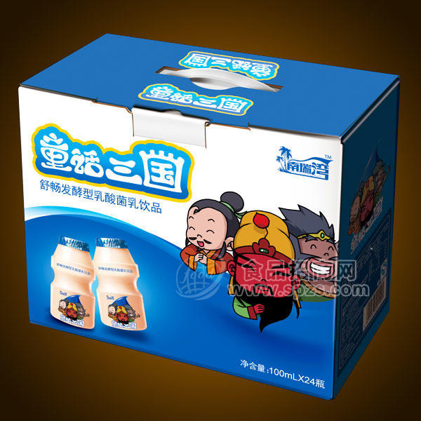 南瑞灣 舒暢發(fā)酵型乳酸菌乳飲品 100mlx24瓶