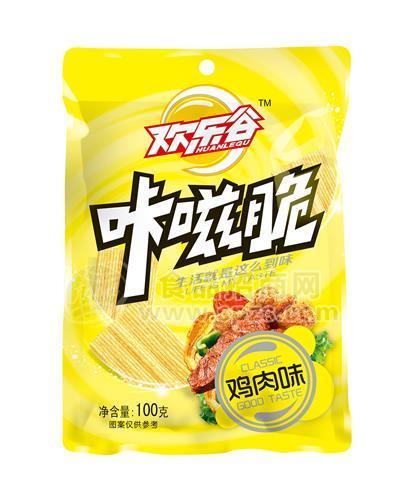 歡樂谷 咔嗞脆 雞肉味 100克