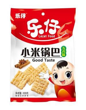 乐仔 小米锅巴 五香味 100克