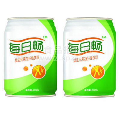 每日暢 益生元果蔬纖維飲料250ml