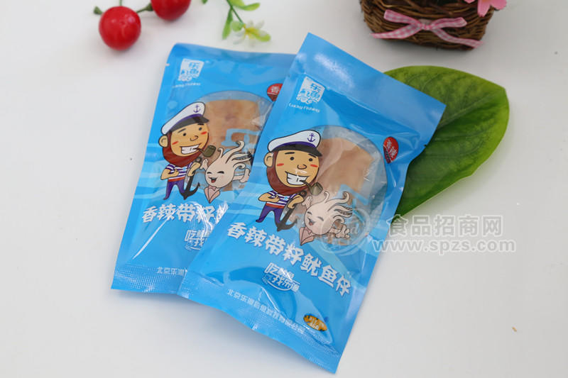 樂漁香辣帶籽魷魚仔 休閑食品35g