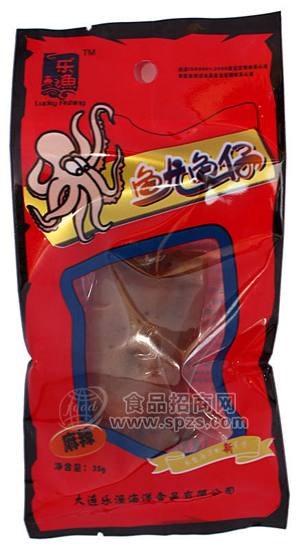乐渔麻辣鱿鱼仔 35g 休闲大洋零食招商