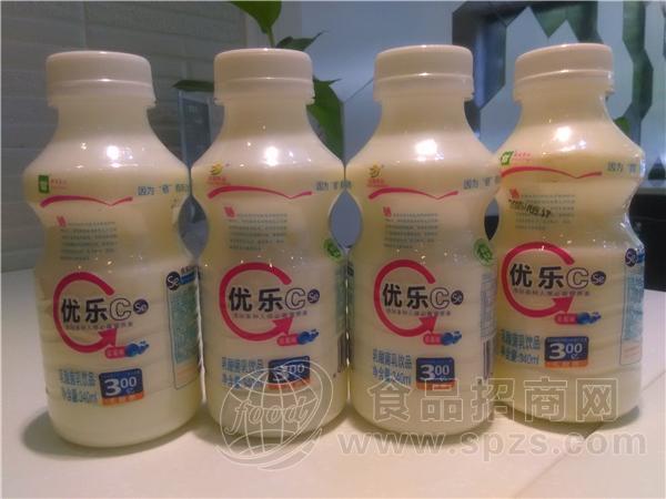 山水安康草莓味原味乳饮料