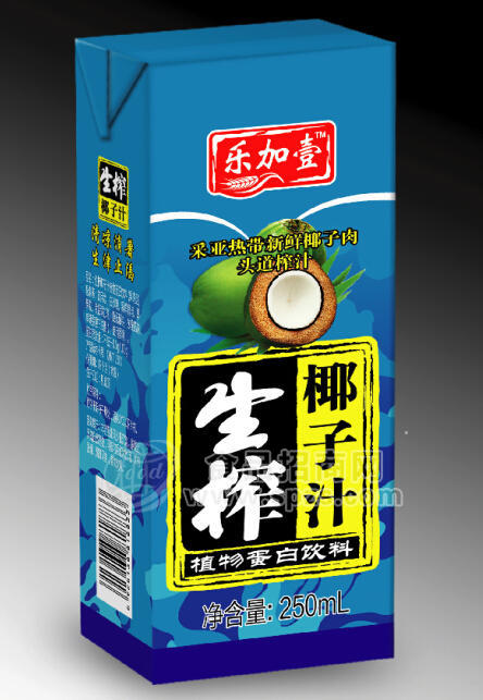 植物蛋白飲料迷彩生榨椰子汁--利樂(lè)包