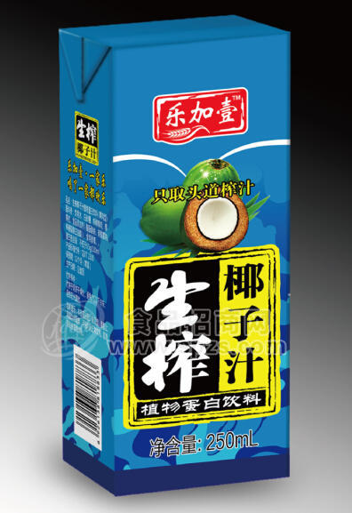 湖南椰星 植物蛋白飲料. 250g迷彩生榨椰子汁--利樂包