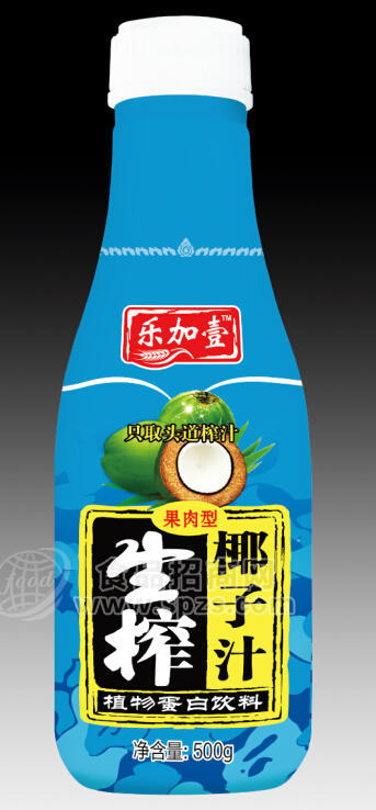 植物蛋白飲料 500g迷彩生榨椰子汁0