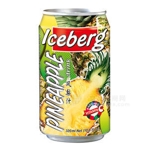 Iceberg 鳳梨汁飲料 320ml