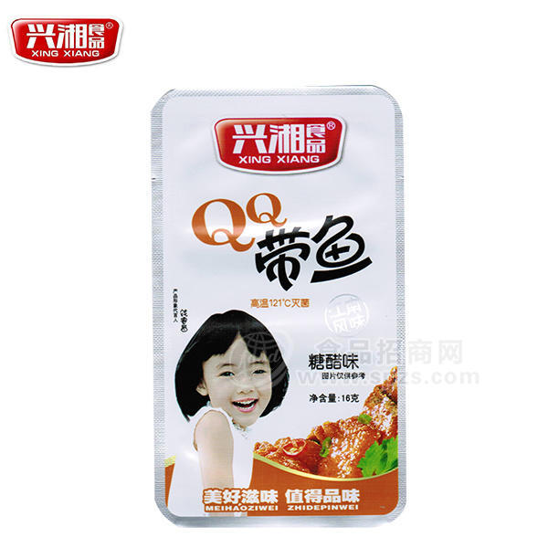兴湘 QQ带鱼 糖醋味 16g