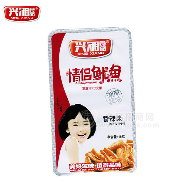 兴湘 情侣鱿鱼 香辣味 16g