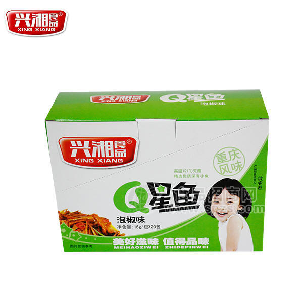 兴湘 Q星鱼 泡椒味 16gx20包
