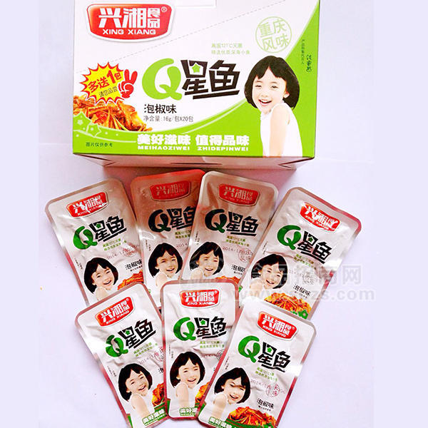 兴湘 Q星鱼 泡椒味