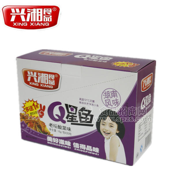 兴湘 Q星鱼 老坛酸菜味 16gx20包