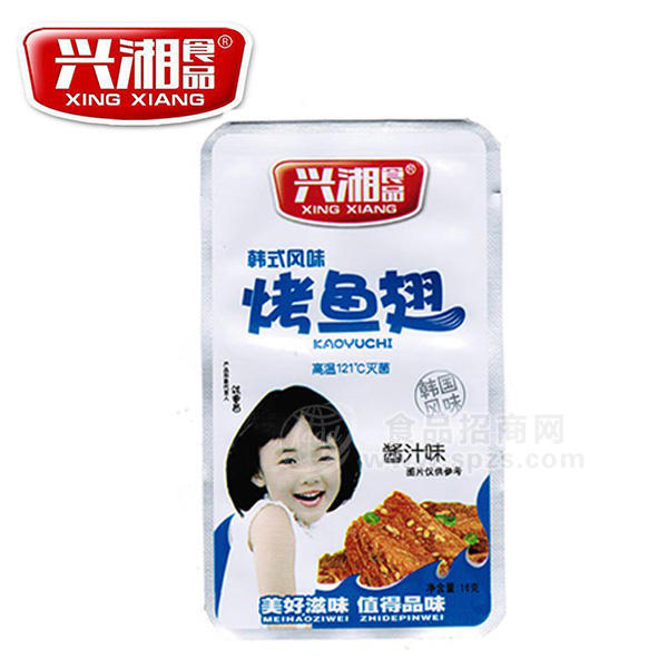 兴湘 烤鱼翅 酱汁味 16g
