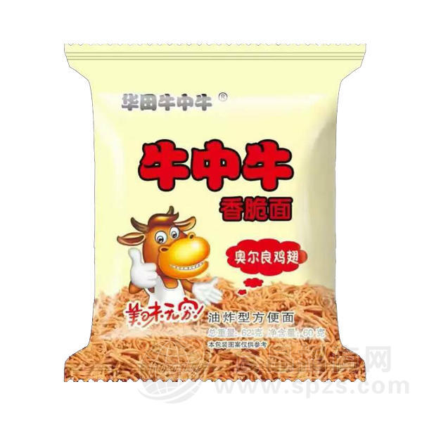 牛中牛奥尔良鸡翅香脆面62g