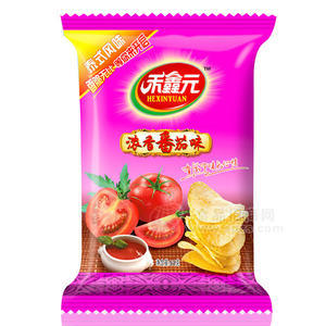 禾鑫元一元 浓香番茄味薯片52g