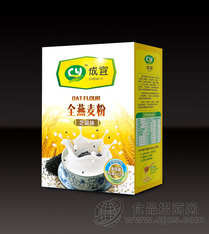 全燕麦粉-芝麻味冲调礼盒