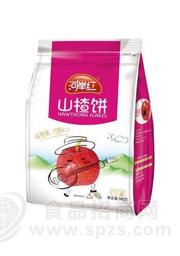 河岸红500g山楂饼网装效果图