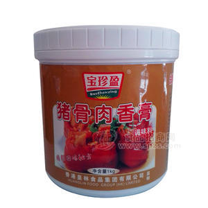 寶珍盈 豬骨肉香膏1kg 調(diào)味料