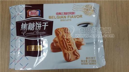 焦糖饼干 咖啡味  利拉食品