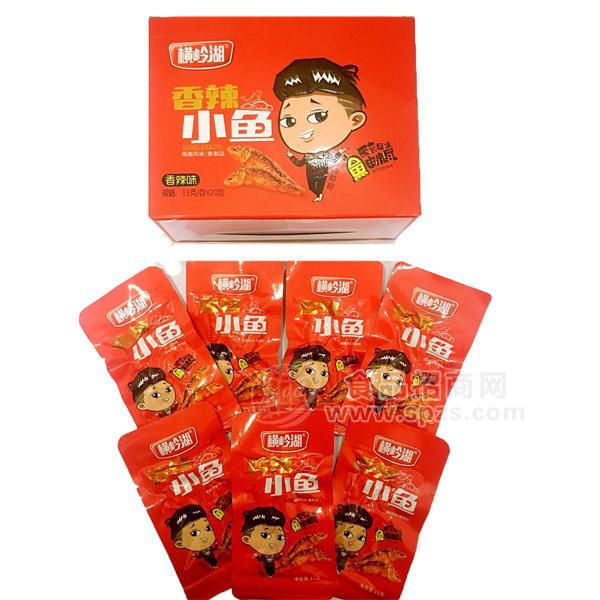 横岭湖 香辣小鱼 香辣味 休闲食品 15gx20