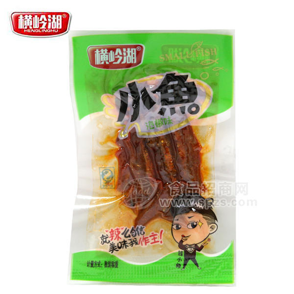 横岭湖  泡椒味小鱼休闲食品
