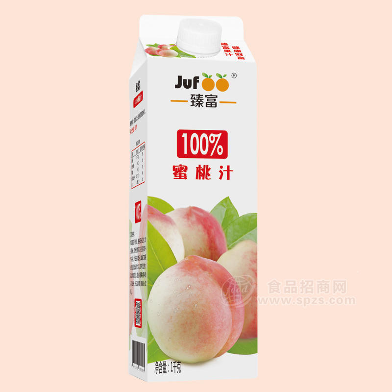 臻富100%蜜桃汁，飲料廠家，果汁批發(fā)，果汁生產(chǎn)價格