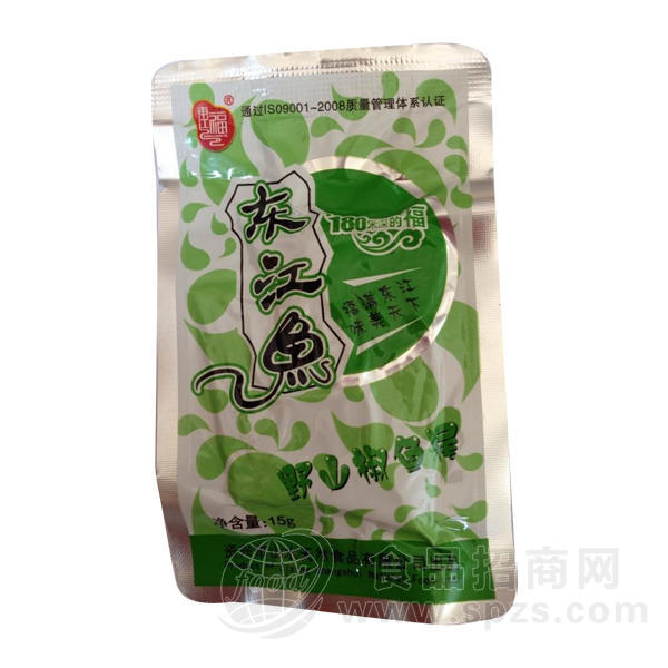 东江福鱼 休闲食品 野山椒鱼尾 15g