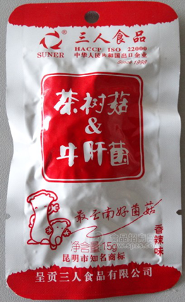 茶树菇&牛肝菌（香辣味）15g